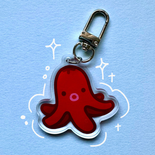 Tako Sausage Keychain