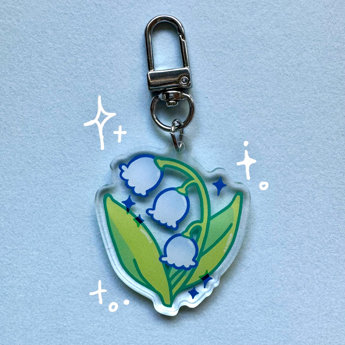 Lily of the Valley Keychain